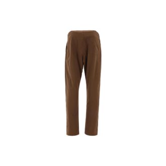 Pantalon casual droit unie SS22, version standard, marron Pantalon casual droit unie SS22, version standard, marron