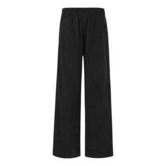 Pantalon casual pour homme Off-White FW22, couleur unie, taille élastique, coupe droite, coupe ample, noir Pantalon casual pour homme Off-White FW22, couleur unie, taille élastique, coupe droite, coupe ample, noir