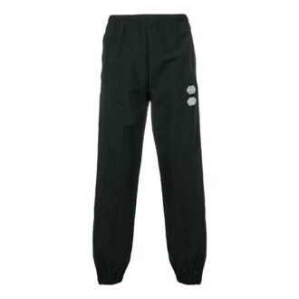 Pantalon casual unie pour homme Off-White avec bande blanche sur le côté, noir Pantalon casual unie pour homme Off-White avec bande blanche sur le côté, noir