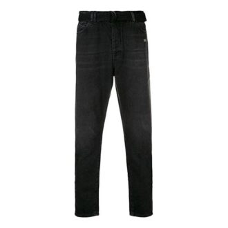 Pantalon décontracté ample noir pour homme Off-White