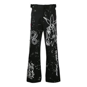 Pantalon décontracté Futura Crossover Printing Noir