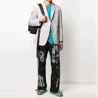 Pantalon décontracté Futura Crossover Printing Noir