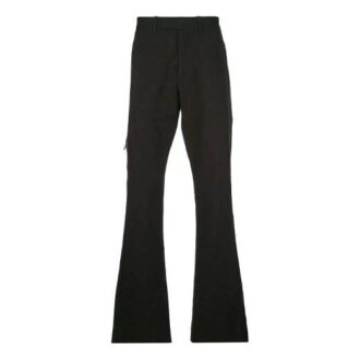 Pantalon décontracté à logo, version slim, noir