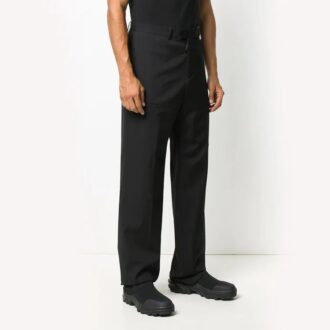 PANTALON DE CÉRÉMONIE NOIR SANS MOTIF FW20 Pantalon de cérémonie pour homme noir