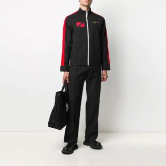 Pantalon de sport à bandes latérales Off-White x Theophilus London Noir