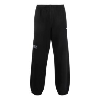 Pantalon de sport décontracté athleisure avec imprimé logo Arrows, noir Pantalon de sport décontracté athleisure avec imprimé logo Arrows, noir