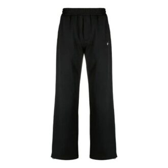 Pantalon de sport décontracté brodé du logo SS21, version noire Pantalon de sport décontracté brodé du logo SS21, version noire