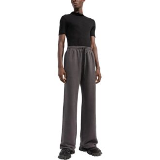 Pantalon de sport droit ample à imprimé rayé unie Off-White pour homme, gris Pantalon de sport droit ample à imprimé rayé unie Off-White pour homme, gris