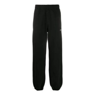 Pantalon de sport droit noir pour homme Off-White Pantalon de sport droit noir pour homme Off-White
