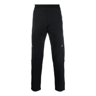 Pantalon de sport droit unie avec logo imprimé Off-White pour homme SS22, noir Pantalon de sport droit unie avec logo imprimé Off-White pour homme SS22, noir
