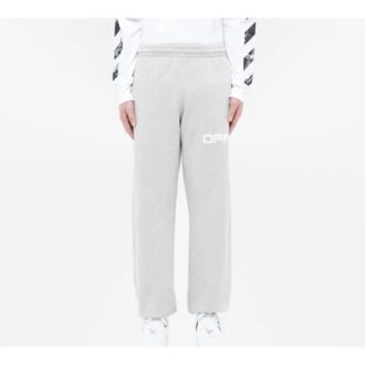 Pantalon de sport à imprimé et sangle en caoutchouc, version standard, gris