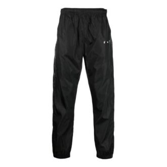 Pantalon de sport imprimé logo SS21, version noire