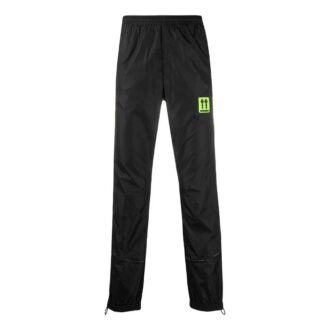 Pantalon de sport/jogging Off-White pour homme, collection printemps-été 2022, couleur unie, avec ceinture élastique, version noire Pantalon de sport/jogging Off-White pour homme, collection printemps-été 2022, couleur unie, avec ceinture élastique, version noire