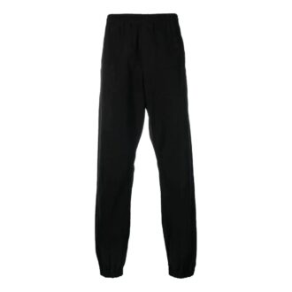 Pantalon de sport/jogging Off-White pour homme, couleur unie, tricot à armure toile, noir Pantalon de sport/jogging Off-White pour homme, couleur unie, tricot à armure toile, noir