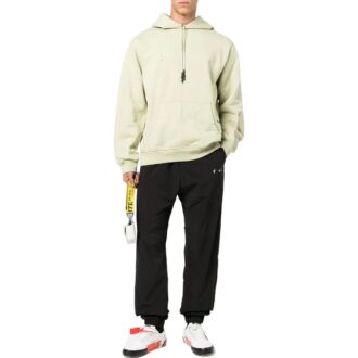 Pantalon de sport/jogging Off-White pour homme FW22 à imprimé logo, noir Pantalon de sport/jogging Off-White pour homme FW22 à imprimé logo, noir