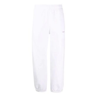 Pantalon de sport/jogging Off-White pour homme SS22, couleur unie, motif Arrows, coupe ample, blanc Pantalon de sport/jogging Off-White pour homme SS22, couleur unie, motif Arrows, coupe ample, blanc
