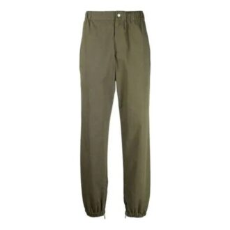 Pantalon de sport/jogging pour homme Off-White FW21, couleur unie, coupe ample, vert Pantalon de sport/jogging pour homme Off-White FW21, couleur unie, coupe ample, vert