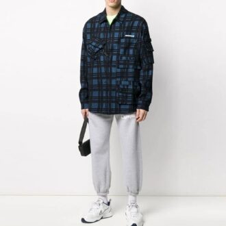 Pantalon de sport/jogging pour homme Off-White, imprimé logo, gris clair Pantalon de sport/jogging pour homme Off-White, imprimé logo, gris clair