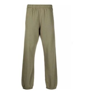 Pantalon de sport/jogging unie à taille élastique Off-White pour homme FW21, coupe ample, vert Pantalon de sport/jogging unie à taille élastique Off-White pour homme FW21, coupe ample, vert