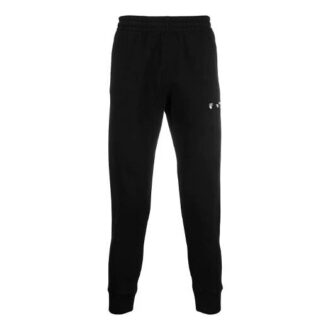 Pantalon de sport long à logo SS21 Noir