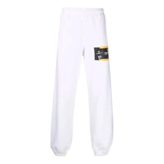 Pantalon de sport/pantalon/jogging Off-White pour homme FW21 avec imprimé Caravaggio Blanc Pantalon de sport/pantalon/jogging Off-White pour homme FW21 avec imprimé Caravaggio Blanc