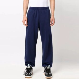 Pantalon de sport/pantalon/jogging Off-White pour homme, motif Arrows, couleur unie, coupe ample, bleu marine Pantalon de sport/pantalon/jogging Off-White pour homme, motif Arrows, couleur unie, coupe ample, bleu marine