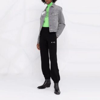 Pantalon de sport/pantalon/jogging Off-White pour homme SS21 avec logo Noir Pantalon de sport/pantalon/jogging Off-White pour homme SS21 avec logo Noir