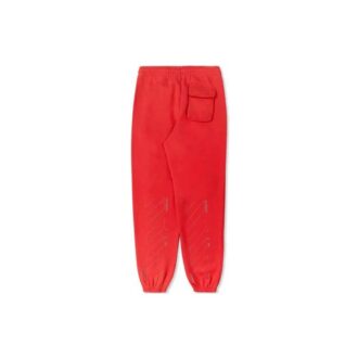 Pantalon de sport/pantalon/jogging rouge à logo imprimé Off-White pour homme