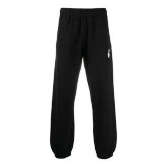 Pantalon de sport pour homme SS21 avec logo, noir