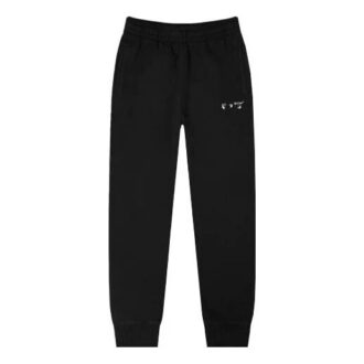 Pantalon de sport SS21 Logo Alphabet coupe ample noir