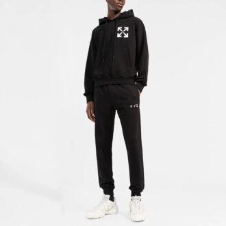 Pantalon de survêtement en coton Hands Off « Noir »