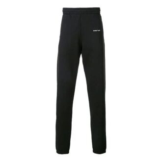 Pantalon de survêtement pour homme avec logo Virgil Abloh, noir