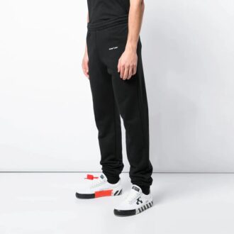 Pantalon de survêtement pour homme avec logo Virgil Abloh, noir