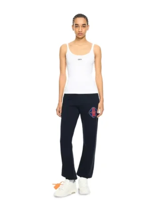 Pantalon de survêtement à revers et patch Royal
