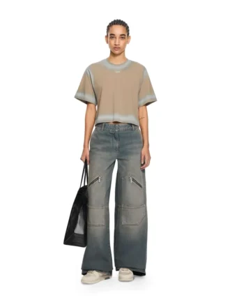 Pantalon en denim à grandes poches