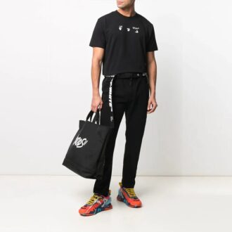 Pantalon en jean pour homme SS21 Logo Noir