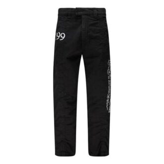 Pantalon imprimé FW20 pour homme, noir