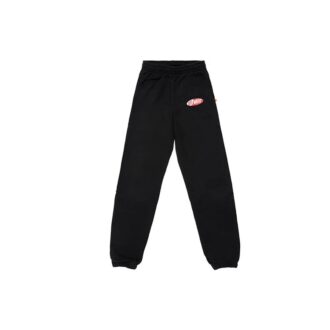 Pantalon imprimé logo rayé SS19