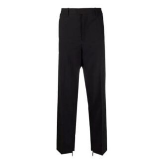 Pantalon long casual unie Off-White pour homme FW21 Noir