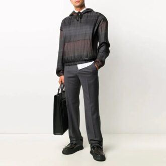 Pantalon long décontracté Off-White pour homme FW21, gris