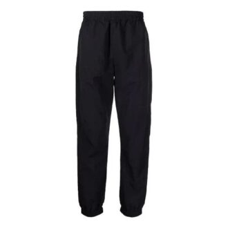 Pantalon long décontracté unie Off-White pour homme FW21, coupe ample, noir