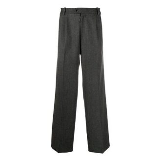 Pantalon long décontracté unie pour homme Off-White, coupe ample, gris