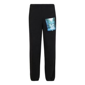 Pantalon noir imprimé Off-White pour homme