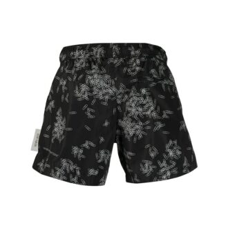 Pantalon noir imprimé Off-White pour homme SS21