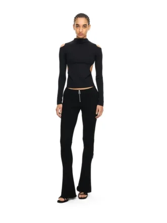 Pantalon slim en jersey épais