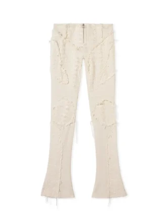 Pantalon slim en tweed