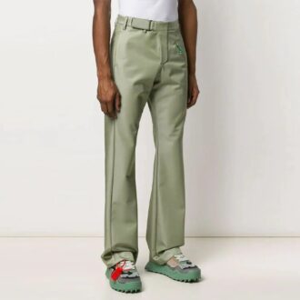 Pantalon unie coupe ajustée