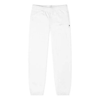 Pantalons street style en coton uni avec logo, en mélange de tissus
