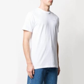 Petit logo, col rond, Shorts, blanc