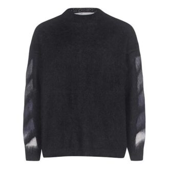 Polaire à col rond pour homme Off-White, noir